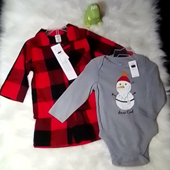 Old Navy Other - Pajama+Bodysuit Pack